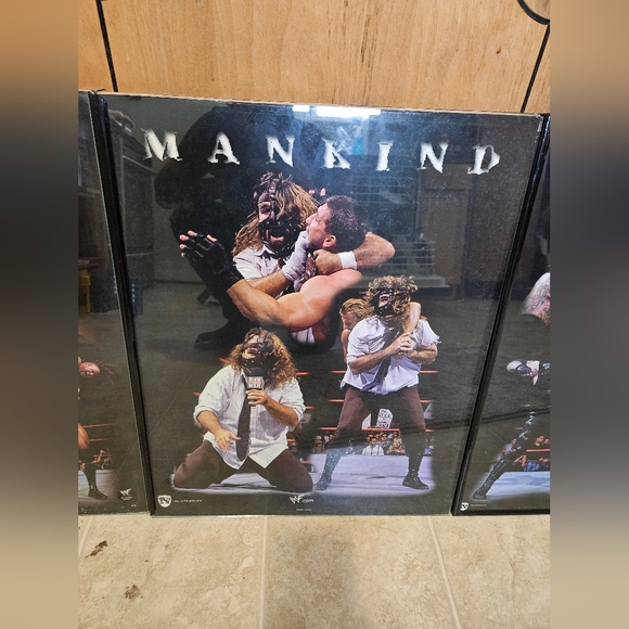 VINTAGE WWE FRAMED/PLAQUE POSTERS - Picture 9 of 9